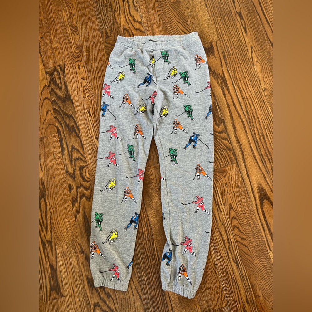 Chaser Kids Gray Hockey Sweatpants Hockey